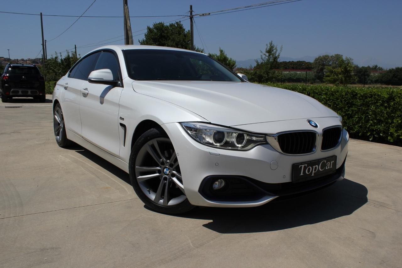 BMW 418d Gran Coupé Sport Line Auto Bianco, Navi, Xenon