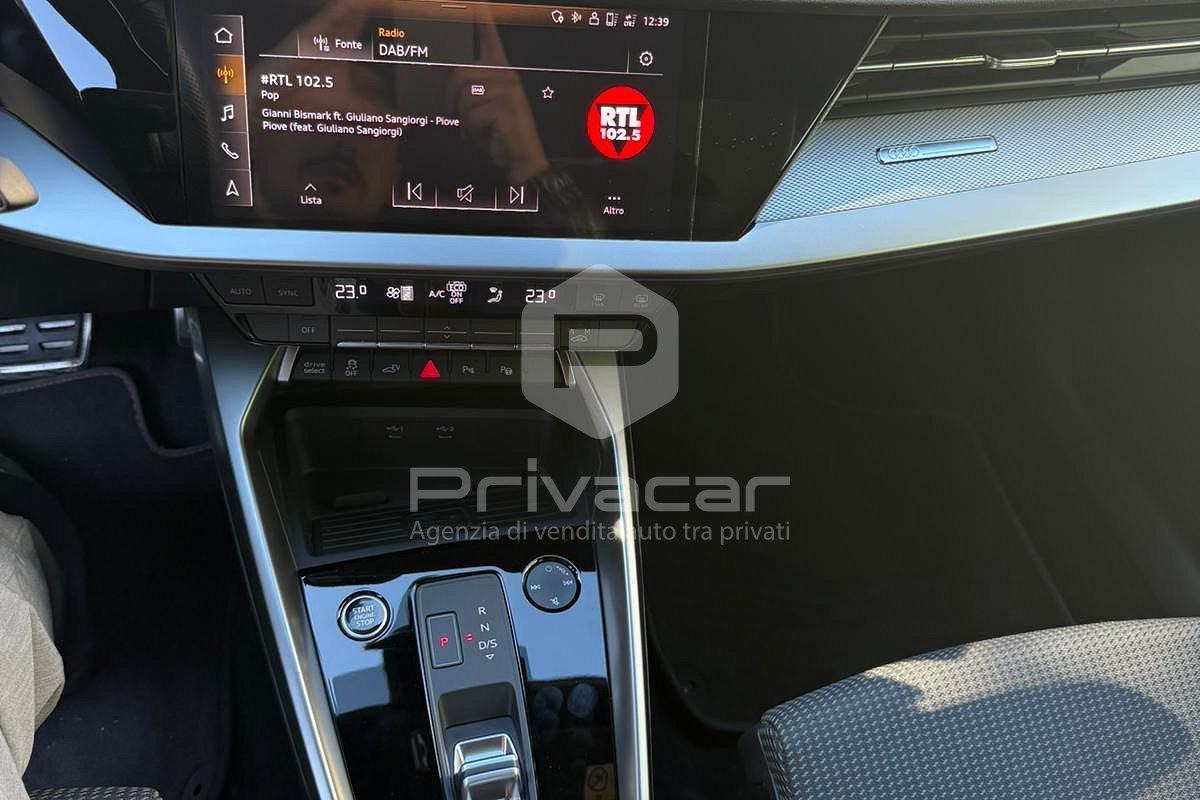 AUDI A3 SPB 40 TFSI e S tronic S line edition