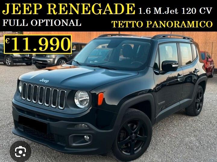 Jeep Renegade 1.6 Mjt 120 CV TETTO PANORAMICO