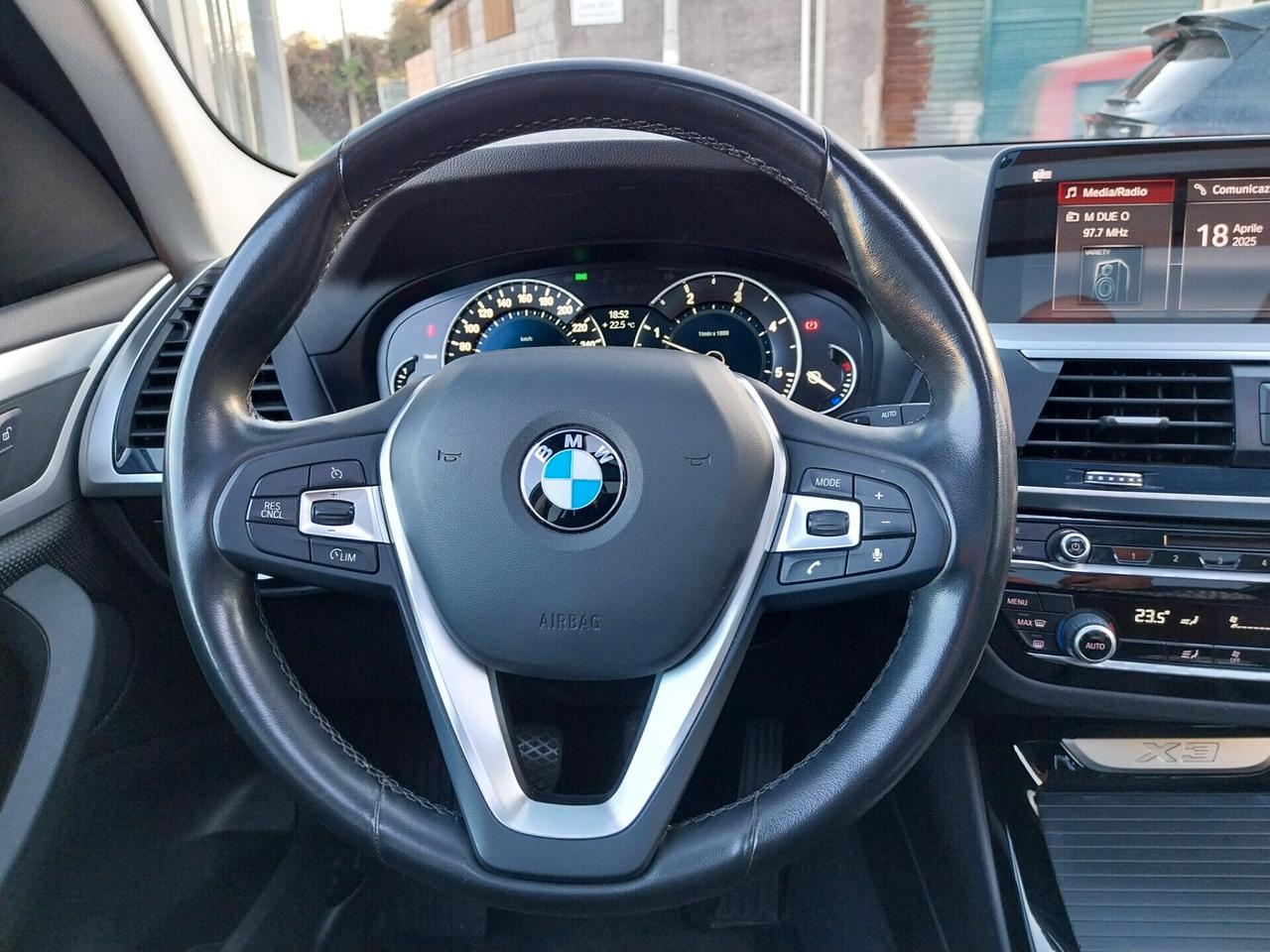 BMW X3 2.0 DIESEL 150 CV CAMBIO MANUALE 2018