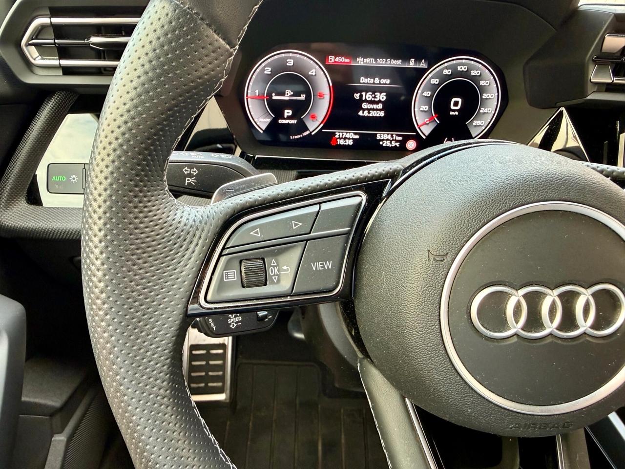 Audi A3 Sportback 2.0 tdi S line edition 150cv s-tronic GARANZIA AUDI