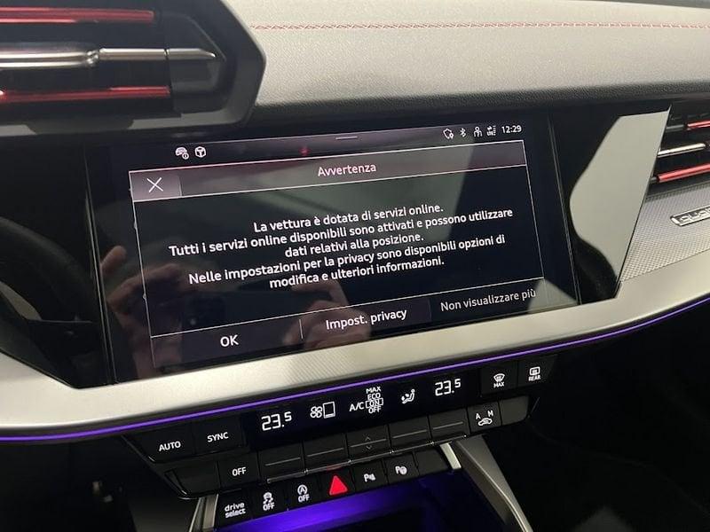 Audi A3 S3 Sedan TFSI 310 CV quattro S tronic sport attitude IVA ESPOSTA