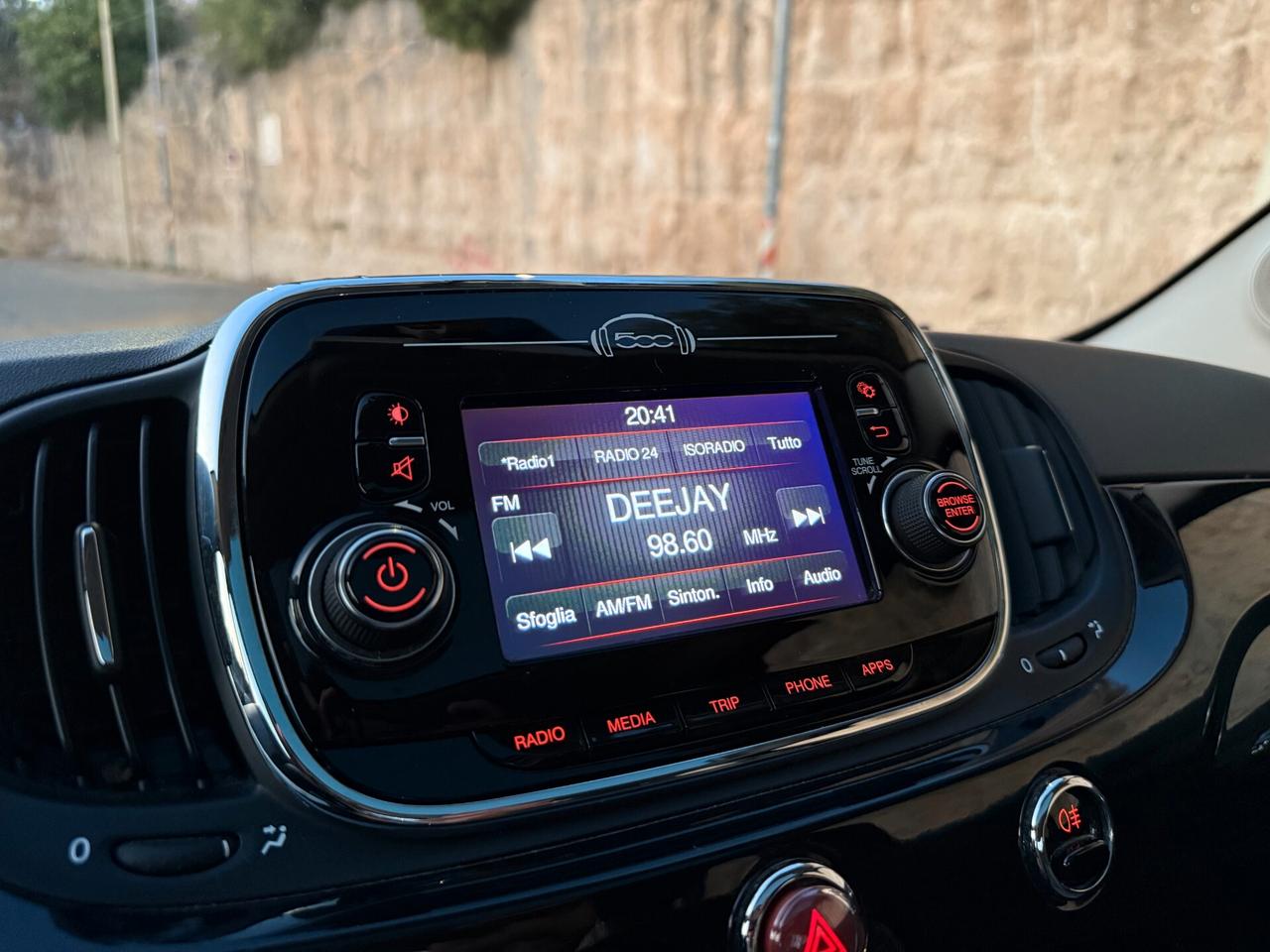 FIAT 500 LOUNGE/1.2 69 CV/TETTO/CERCHI 15"/LED