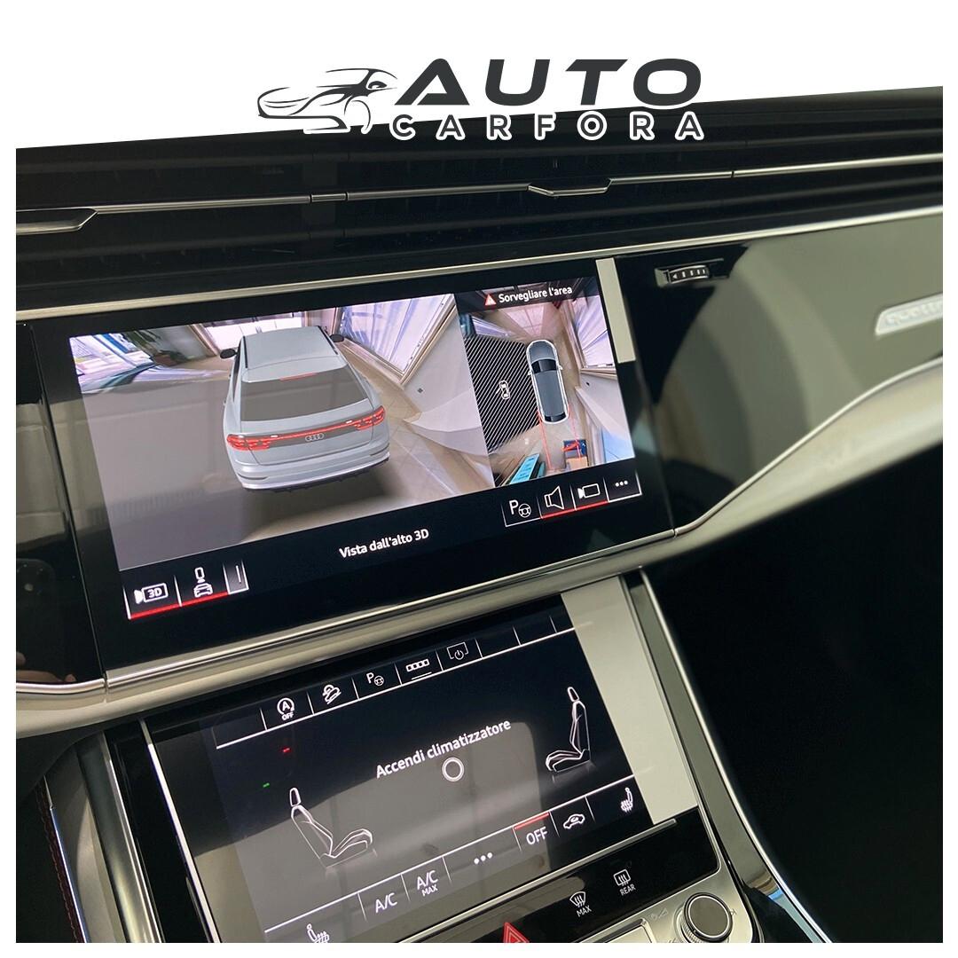 Audi Q8 50 TDI 286 CV blak line R23/TETTO/CUCUTURE IN ROSSO