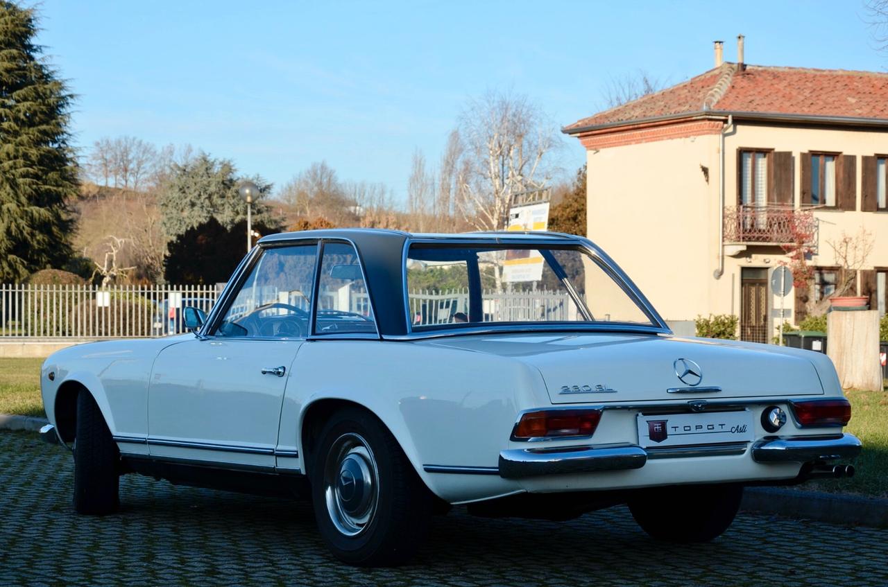 MERCEDES SL 230 PAGODA MANUALE 150cv, ASI ORO, MATCHING NUMBER