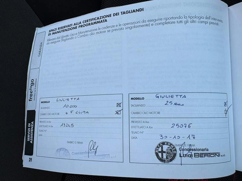 Alfa Romeo Giulietta 1.4 tb Progression 105cv E6 OK NEOPATENTATI