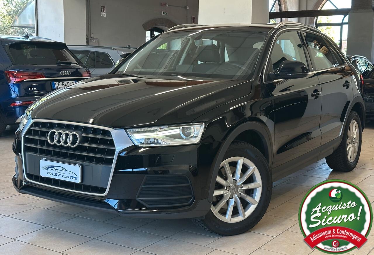 AUDI Q3 2.0TDI BUSINESS 120cv NEOPATENTATI*NAVI*CLIMA*