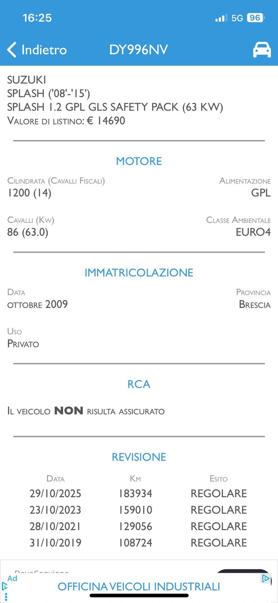 Suzuki Splash 1.2 GLS Safety Pack