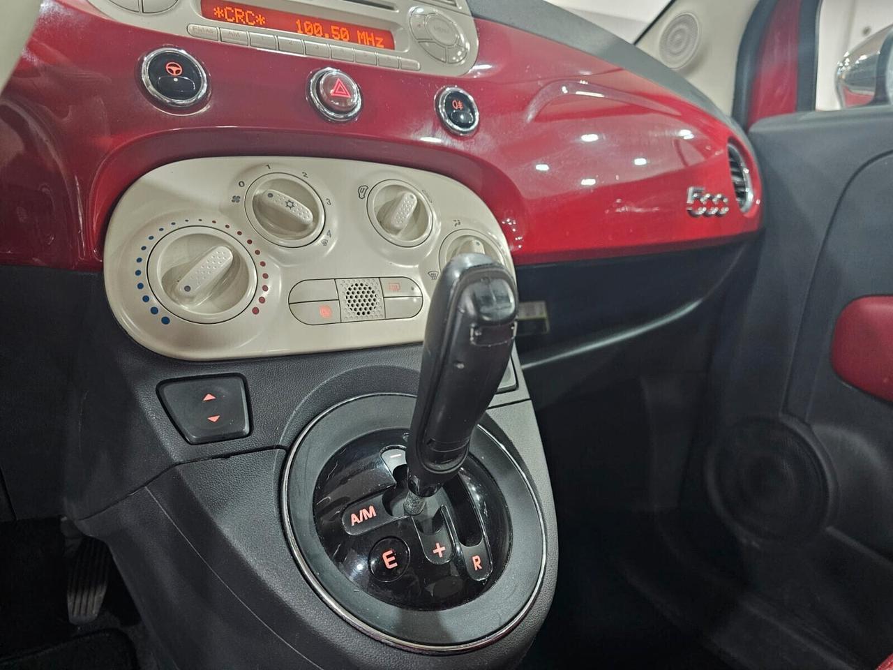 NUOVA FIAT 500 LOUNGE 1.2 BENZ 69CV DUALOGIC TETTO PANORAMICO APRIBILE