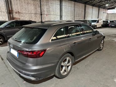 Audi A4 Avant 40 2.0 tdi mhev 204cv s-tronic INCIDENTATA