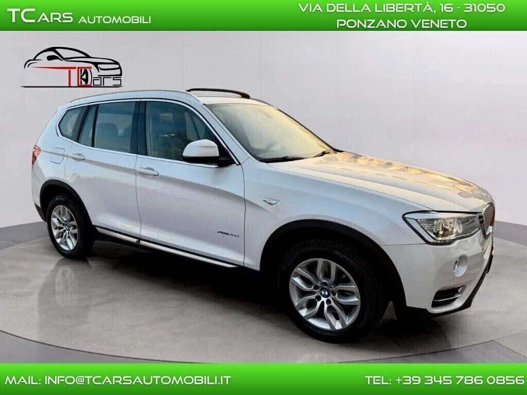 BMW X3 XDRIVE XLINE-KM CERTIFICATI-TETTO APRIBILE