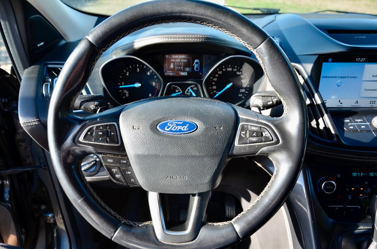FORD KUGA 2.0 TDCI VIGNALE 150cv AUTO, PREZZO REALE, UFF ITALIANA, EURO 6C, XENO, RETROCAMERA, PERMUTE