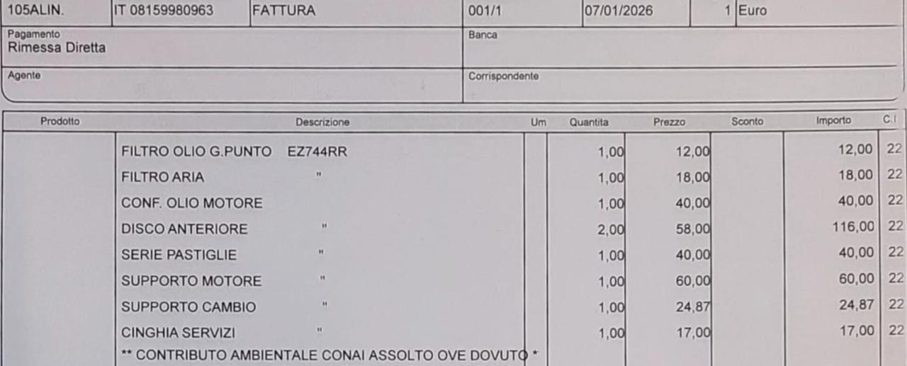 Fiat Punto Evo 1.2 5P Dynamic NeopatentatiOK