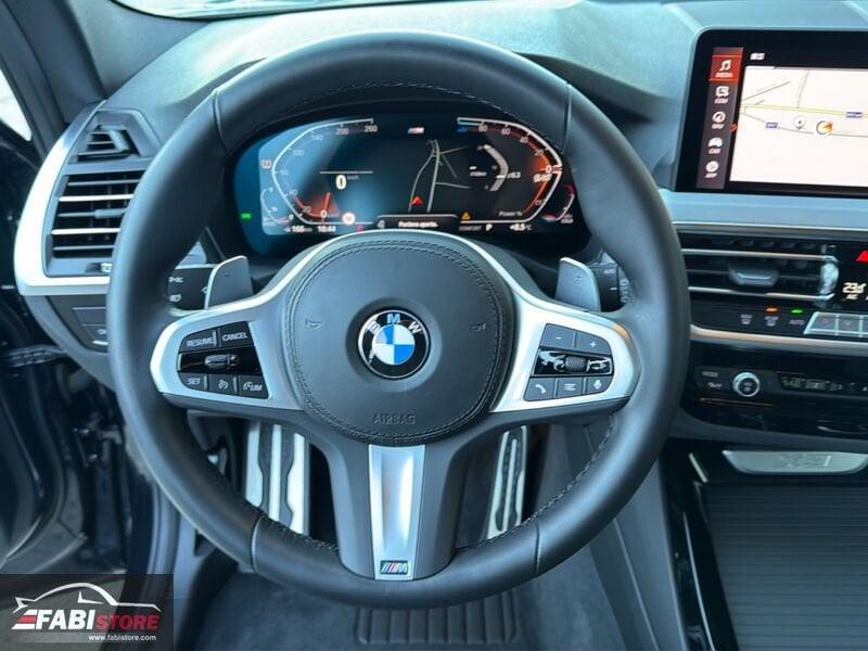BMW X3 X3 xDrive 20d 190 Cv M- Sport - Camera 360°, Full LED, Pelle ecc