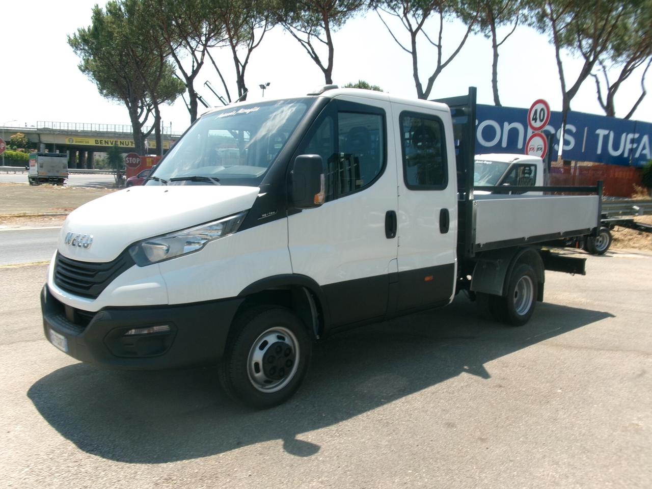 Iveco Daily 35C14 2.3 140CV E6D DOPPIA CABINA 7P RIBALTABILE 56000KM