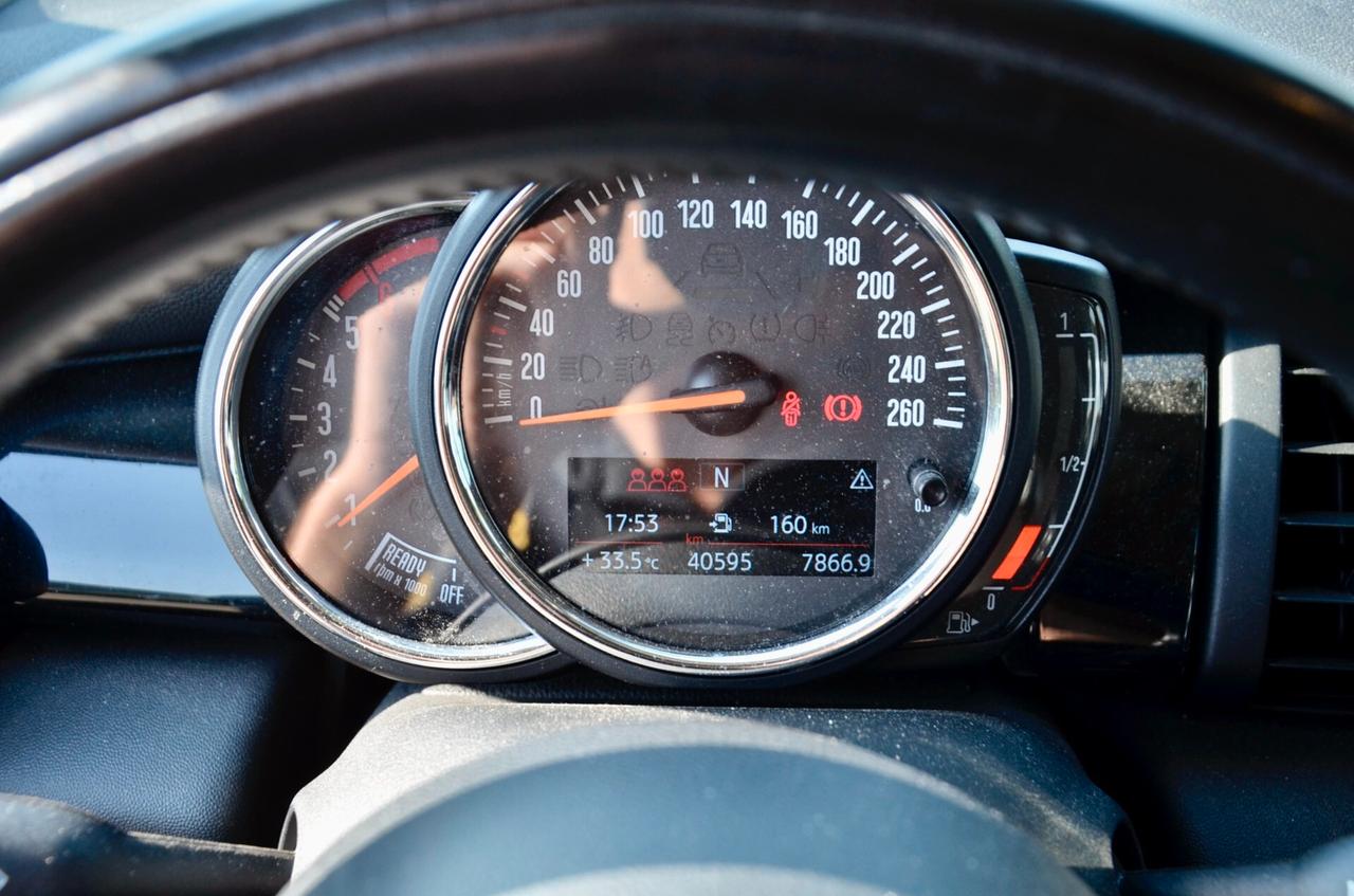 MINI COOPER D 1.5 116cv 5 PORTE, UFF ITALIANA, EURO 6C, SERVICE MINI, FARI LED, NAVI, PERMUTE