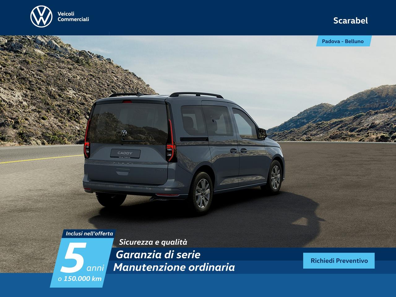 Volkswagen Caddy 1.5 phev 150cv life dsg