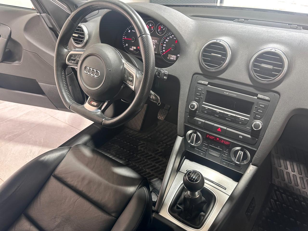 Audi A3 SPB 2.0 TDI 170cv S LINE - UNICO PROP - DA VETRINA