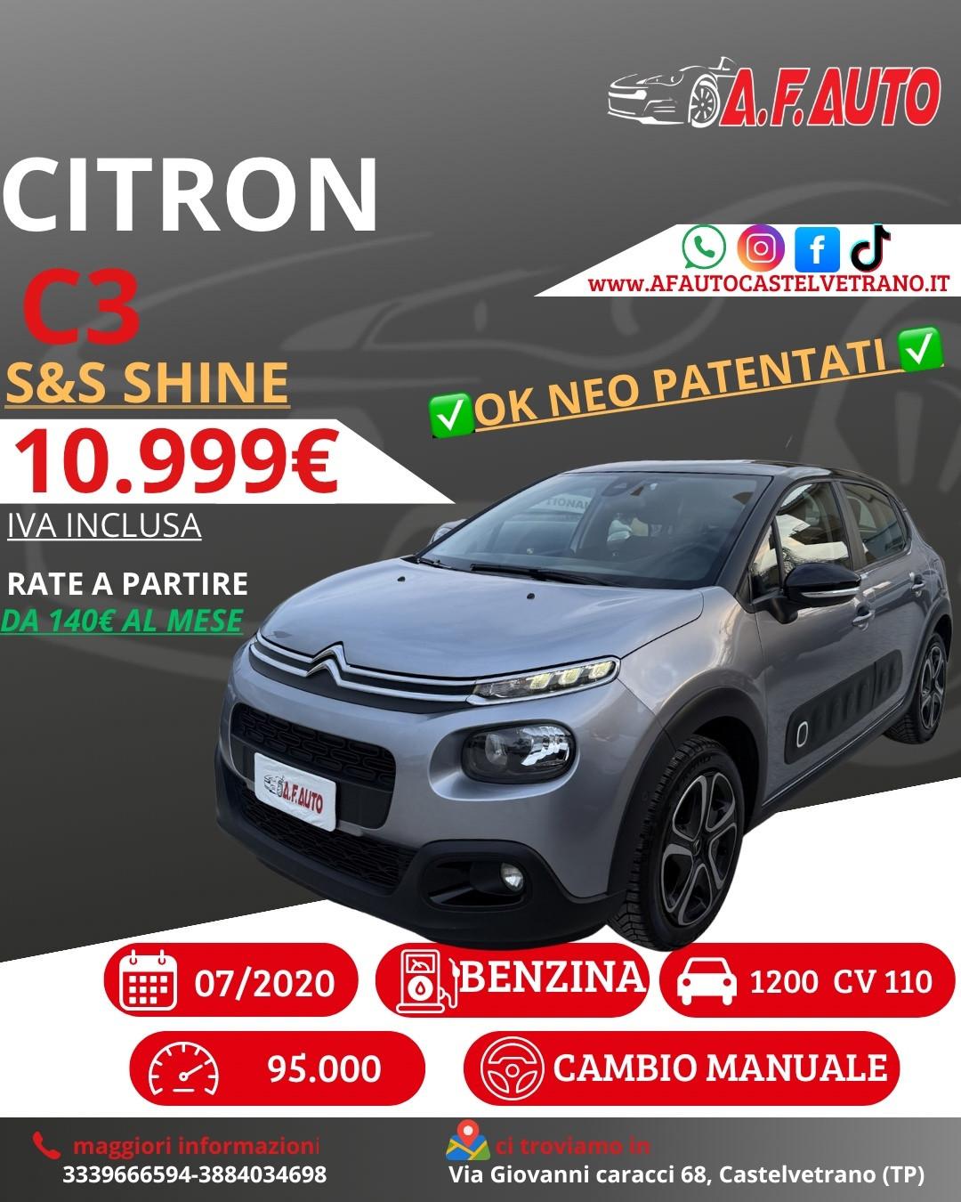 Citroen C3 PureTech 110 S&S Shine