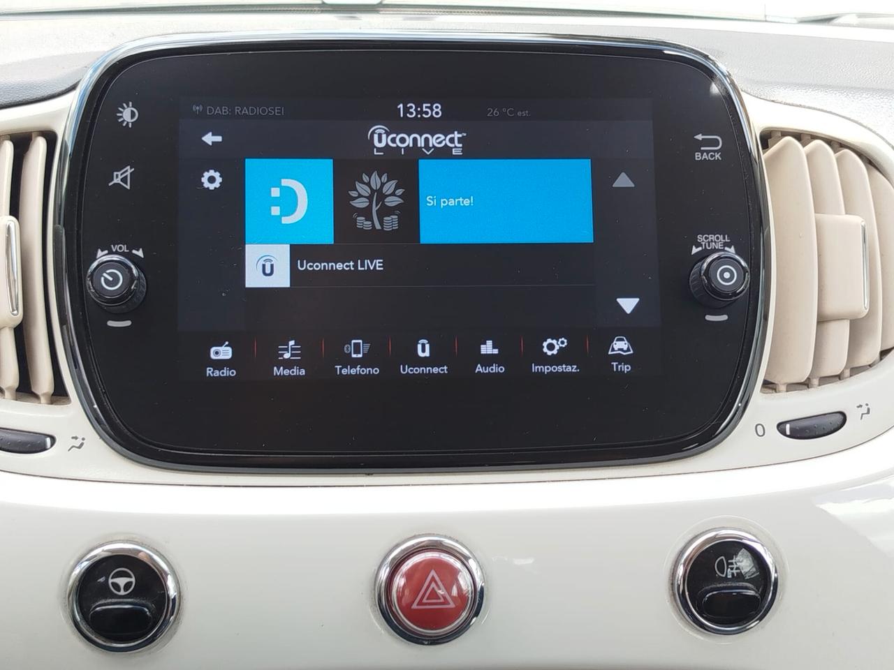 500 LOUNGE 1.0 HYBRID*PREZZO VERO* UNIPRO - KM CERTI