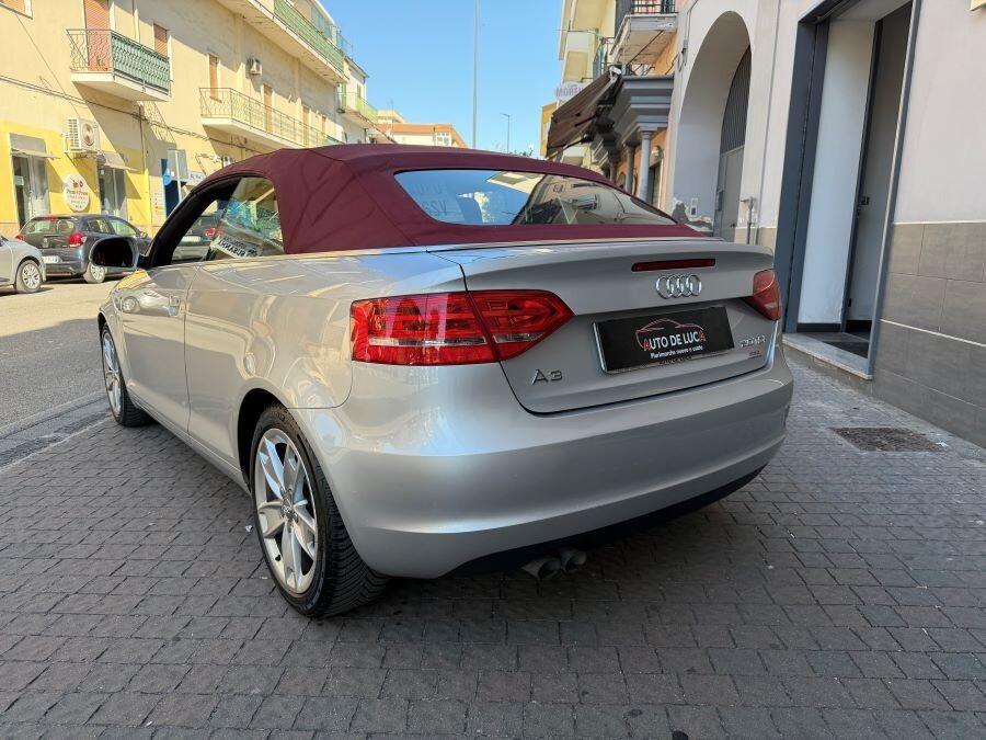 Audi a3 cabrio 2.0 tdi 140cv ambition certificata
