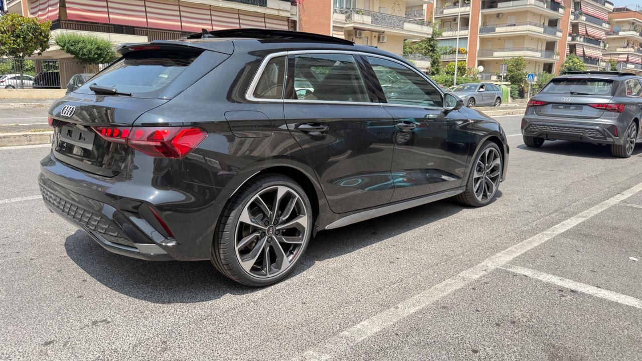 Audi A3 SPB 35 TDI S tronic S line edition LED NAVI COCKPIT KAMERA 360 TETTO APRIBILE PACCHETTO LUCI AMBIENT