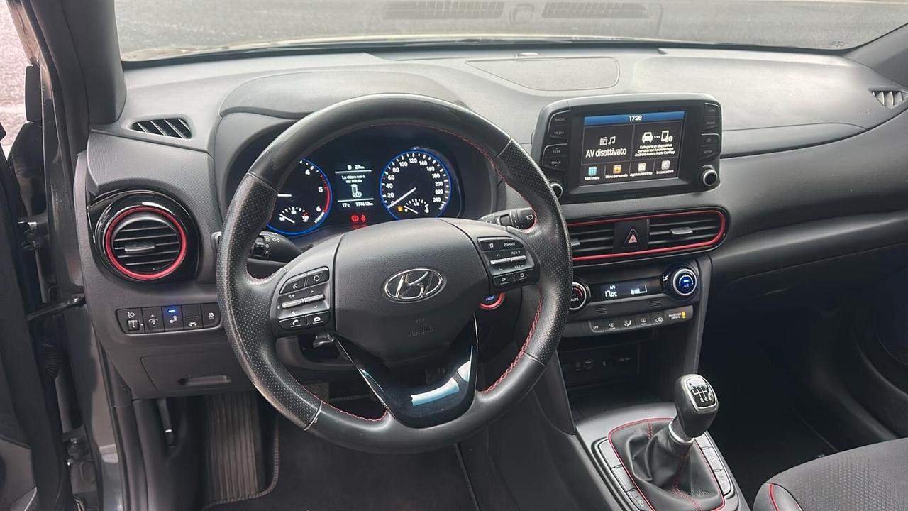 HYUNDAI KONA 2019 1,6 DIESEL INTERNI IN PELLE FULL...
