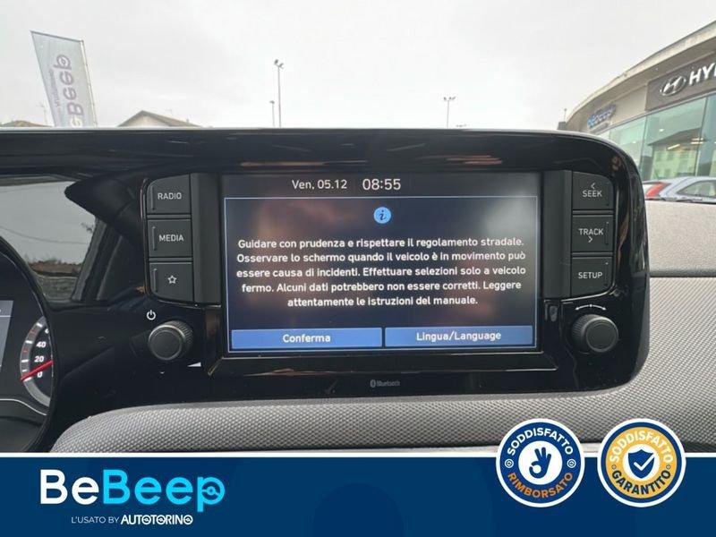 Hyundai i10 1.0 MPI TECH CONNECT PACK