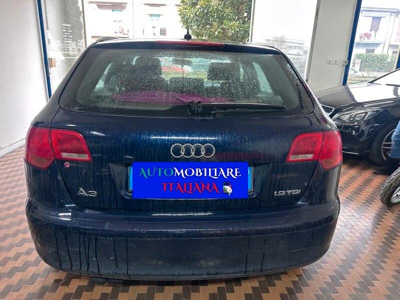 AUDI A3 2ª serie A3 SPB 1.9 TDI Ambiente
