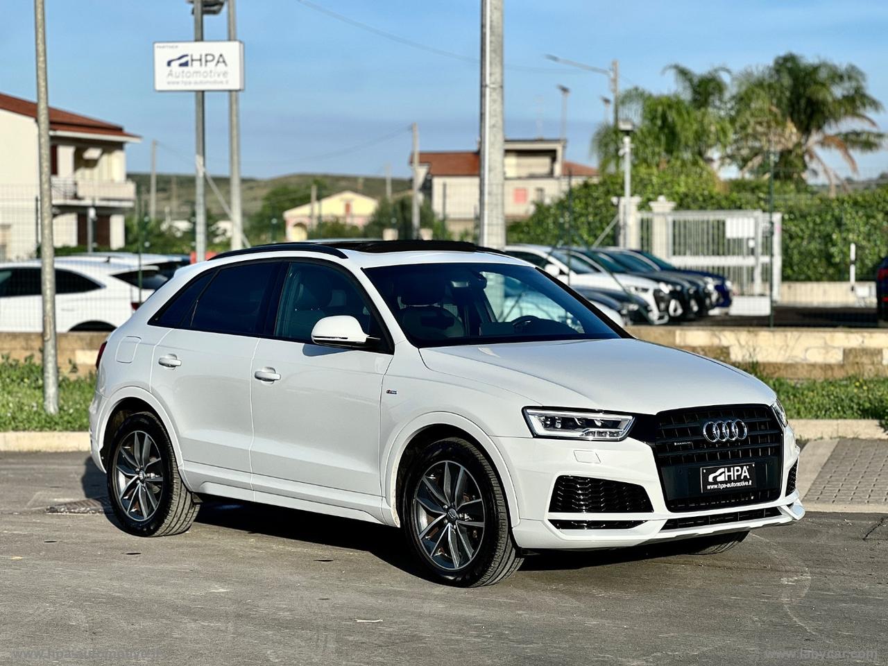 AUDI Q3 2.0 TDI 150CV QUATTRO S-LINE TETTO LED PELLE RETROCAMERA CERCHI 18