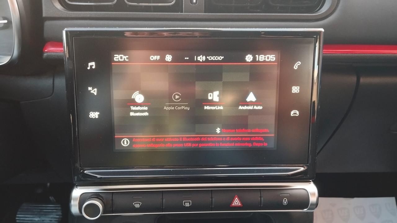 CITROEN C3 SHINE AUTO-PREZZO PROMO