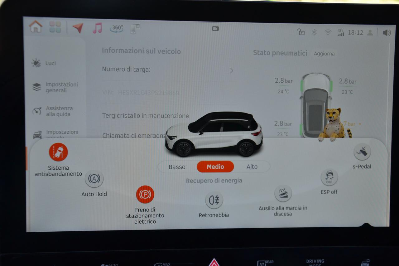Smart #1 #1 PRO SPORT FULL FULL PREZZO SENZA VINCOLI UNIPRO' ITALIANA AUTONOMIA +400KM GARANZIA 12M ELETTRICA