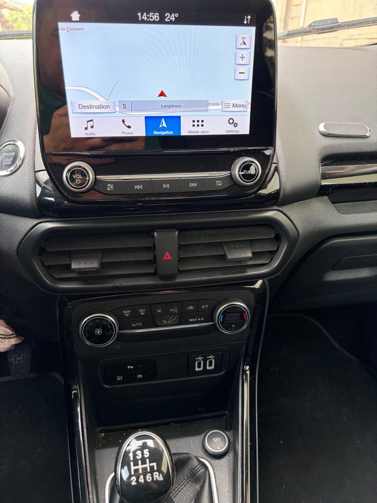 EcoSport 1.0 BENZINA 2019 79MILA KM INCIDENTATO