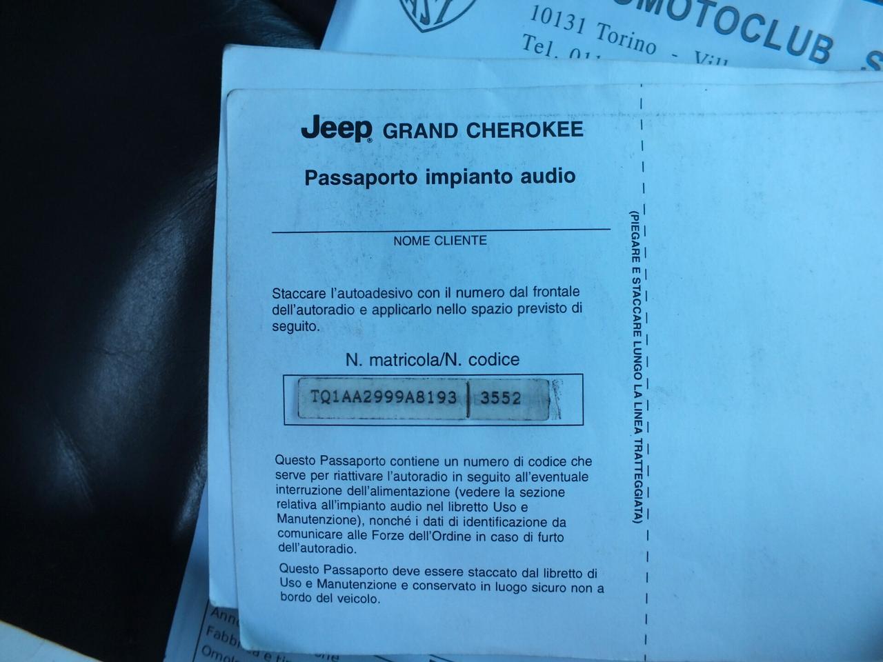 JEEP GRAND CHEROKEE 4.7 V8 LIMITED -ASI-