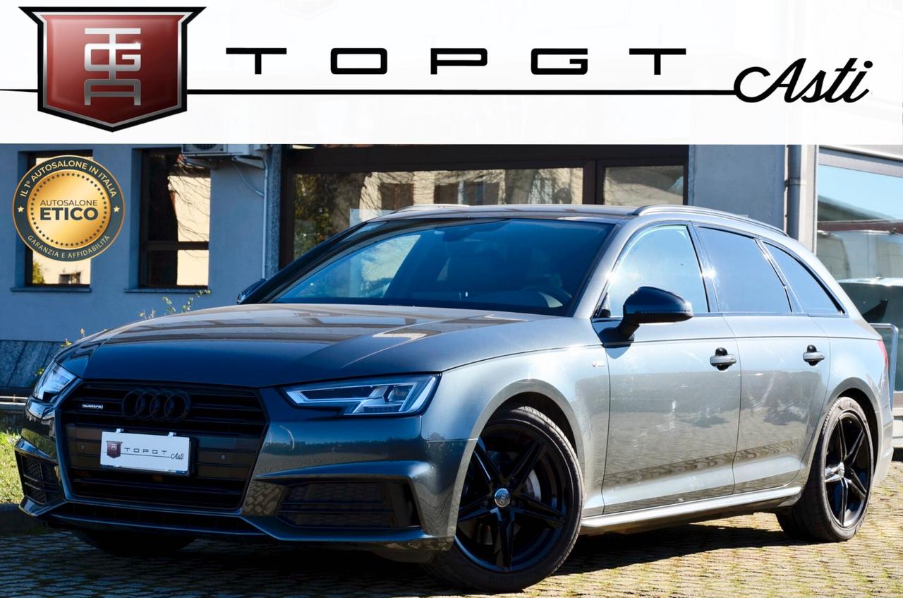 AUDI A4 AVANT 2.0 TDI S-LINE INT+EXT QUATTRO 190cv S-TRONIC, SERVICE AUDI, UFF ITALIANA, EURO 6B, FARI FULL LED, VIRTUAL COCKPIT, RETROCAMERA, PERMUTE