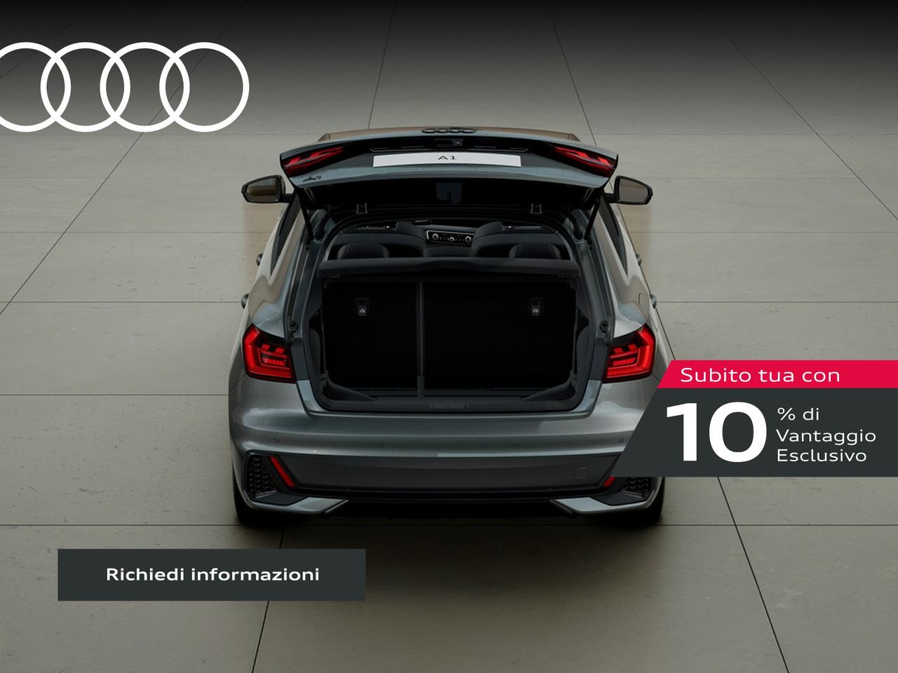 Audi A1 sportback 35 1.5 tfsi identity black s-tronic