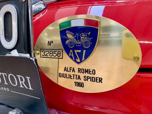 Alfa Romeo Giulietta Giulietta Spider 1.3 1962 - ASI TARGA ORO