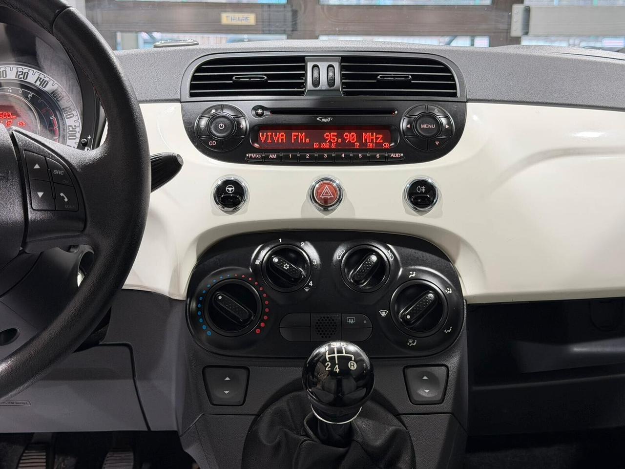 FIAT 500 1.2 69CV TETTO PANORAMICO 110.000km