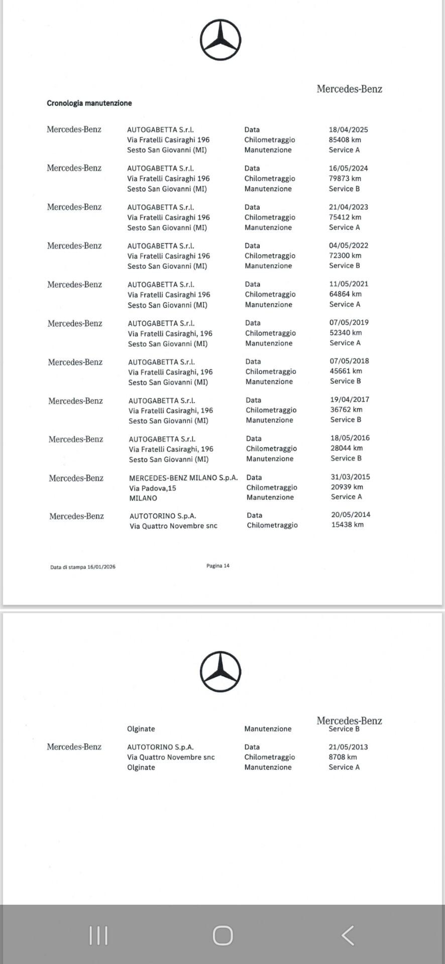 Mercedes-benz B 180 BlueEFFICIENCY Executive PREZZO REALE!! TUTTI I TAGLIANDI MERCEDES!! UNICO PROPRIETARIO!!