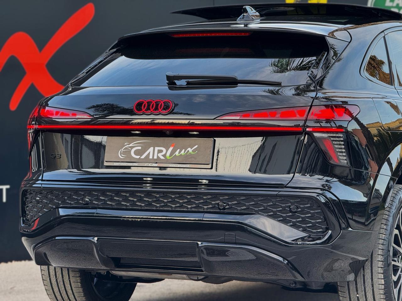 Audi Q3 Sportback TDI S line S-tronic TETTO OLED