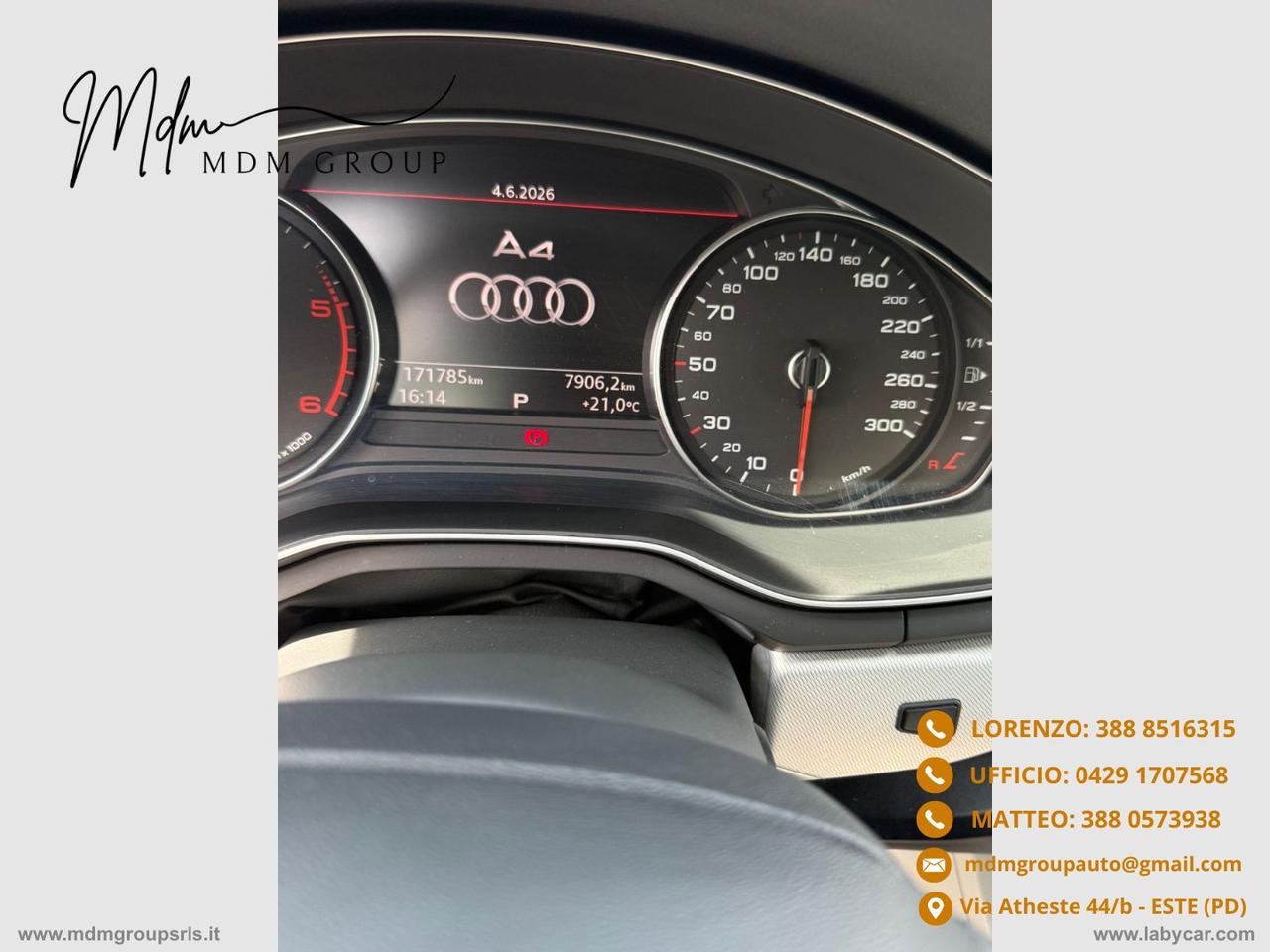 AUDI A4 2.0 TDI 190CV S tronic Business