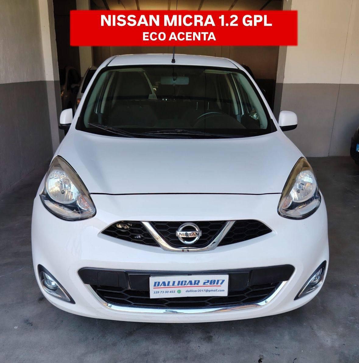 Nissan Micra 1.2 12V 5 porte GPL Eco Acenta TPMS