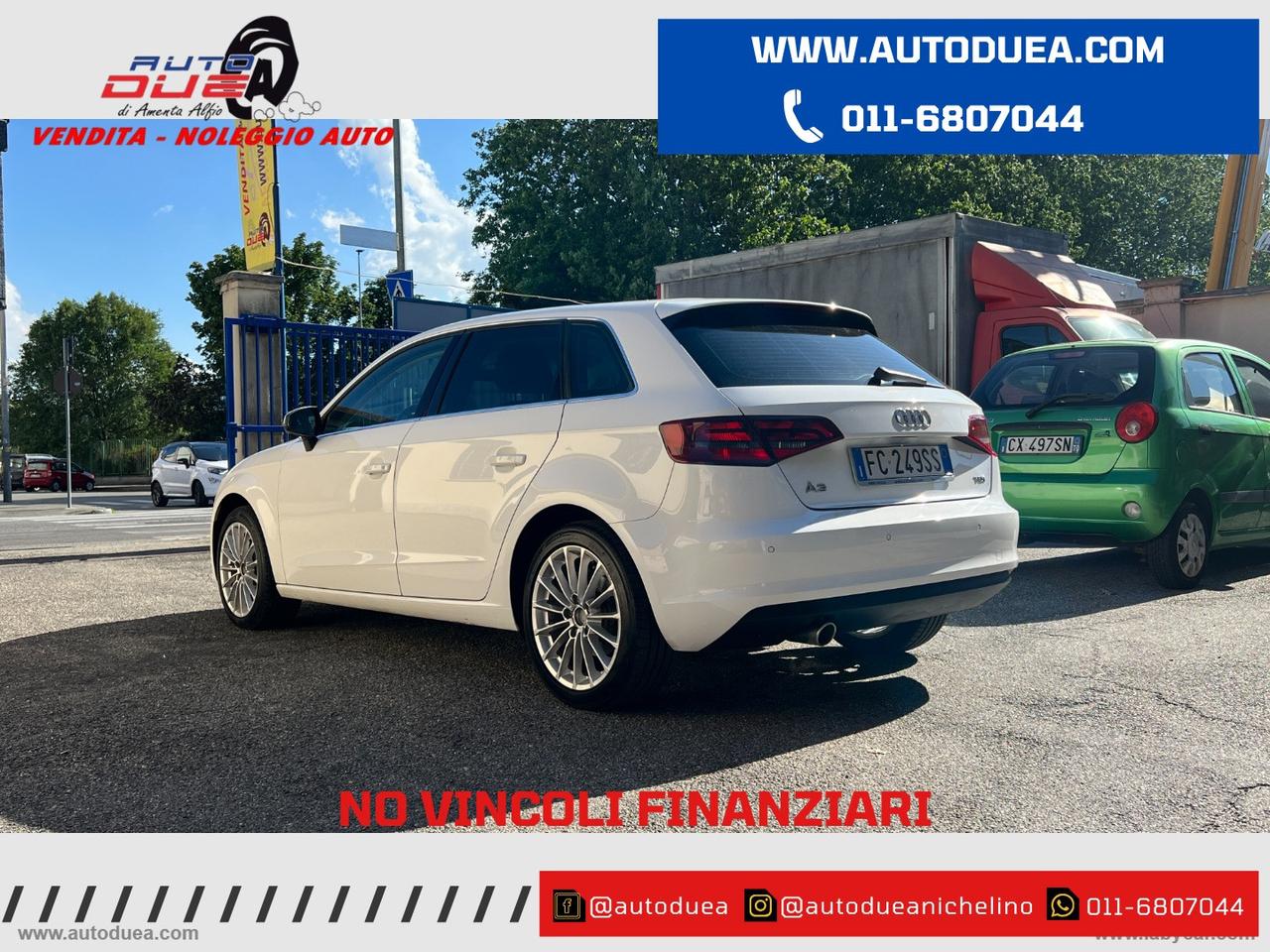 AUDI A3 SPB 1.6 TDI S-TRONIC Ambiente EURO6