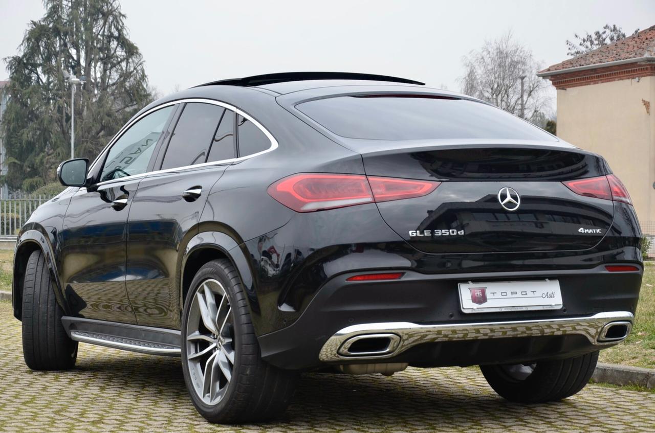 MERCEDES GLE COUPE 350d PREMIUM PRO 4matic 272cv AUT, UNICOPROPRIETARIO, SERVICE MERCEDES, TETTO, HI-FI BURMESTER, HIGH BEAM, RETROCAMERA 360, 22", PERMUTE