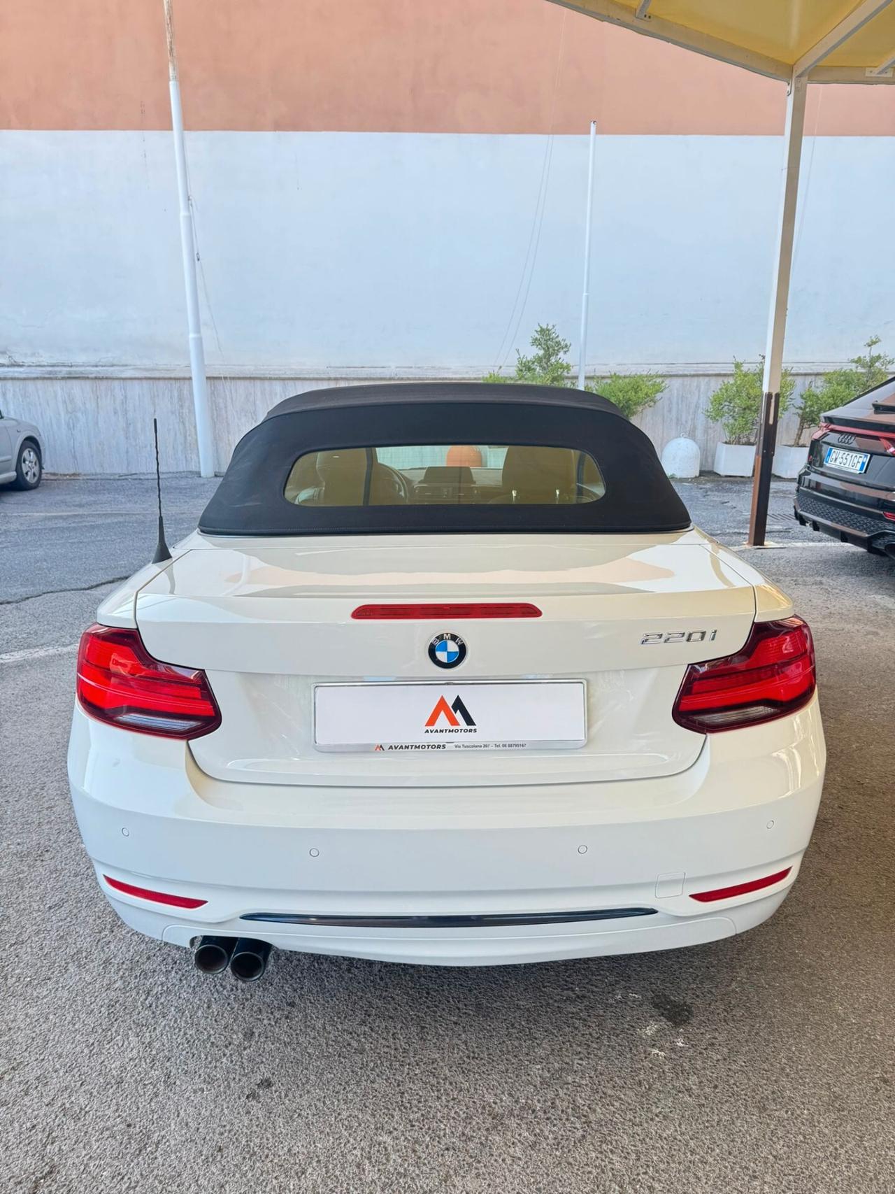 BMW 220I SPORT CABRIO **PREZZO REALE**