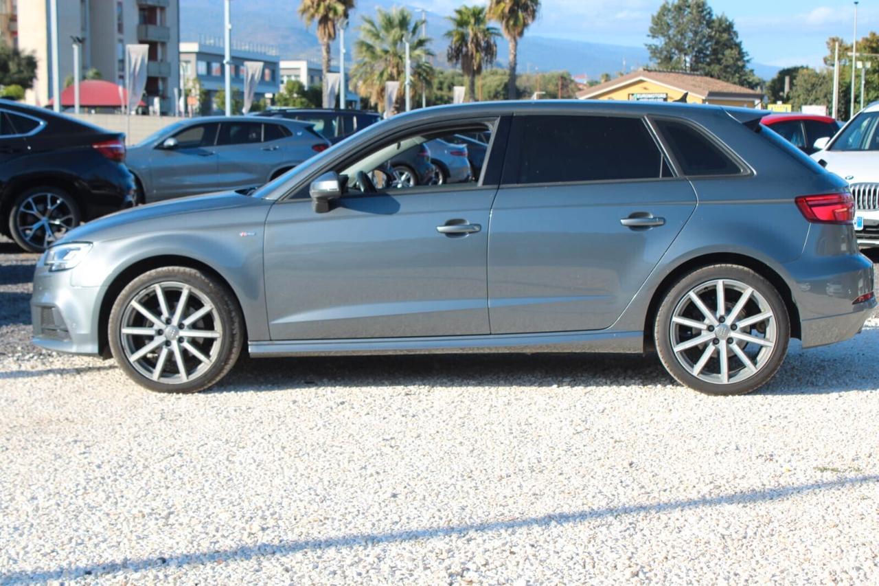 Audi A3 SPB 30 TDI S tronic Tua A SOLI 251€ al mese Anticipo Zero