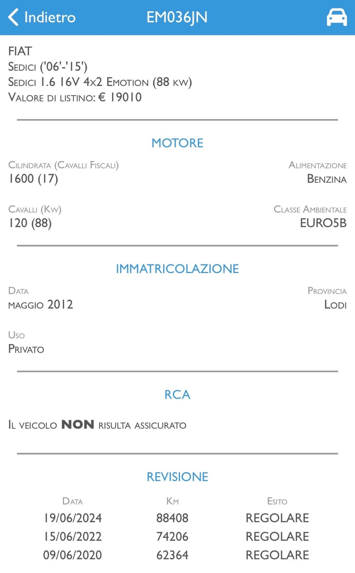 Fiat Sedici 1.6 16V 4x2 Dynamic 120cv