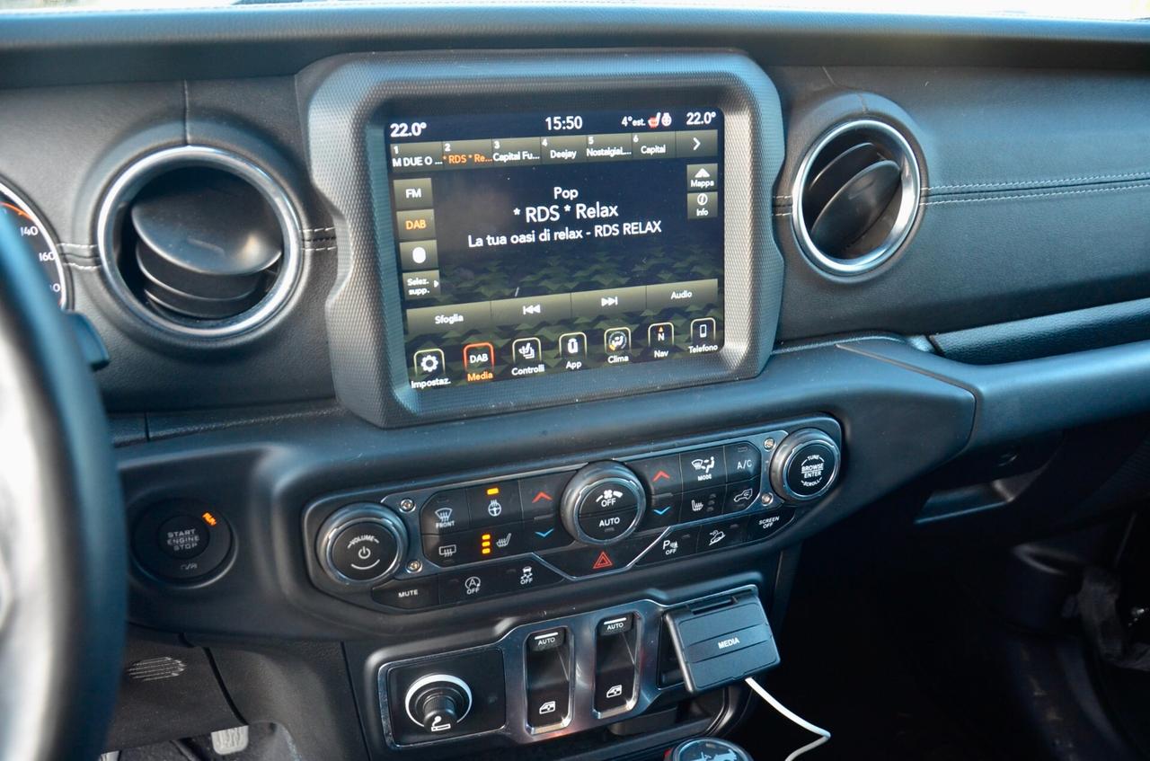 JEEP WRANGLER SAHARA 2.2 MJT 200cv AT8, UNICOPROPRIETARIO, SERVICE DIMOSTRABILI, UFF ITALIANA, SOFT TOP, PEDANE, HI-FI ALPINE, RETROCAMERA, PERMUTE