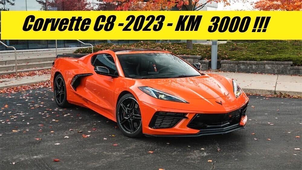 Corvette C8 solo 3000 km