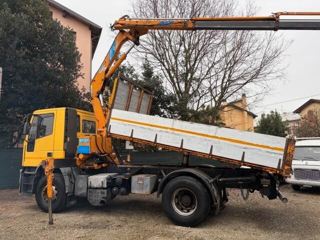 Iveco Eurotech 190E24 2 ASSI Ribaltabile e Gru EFFER 9600 Sospensioni Pneumatiche
